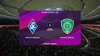 PES 2020 | Krylya Sovetov vs Akhmat Grozny - Russian Premier Liga | Full Gameplay | 1080p 60FPS