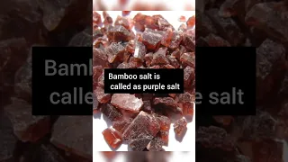 Bamboo salt | vani kitchen