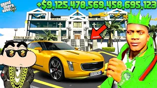 Franklin touch anything become gold in gta v with franklin's Wife | 2024