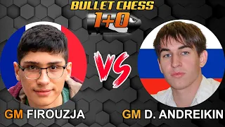 Alireza Firouzja vs Dmitry Andreikin | Bullet chess 1+0 | lichess.org
