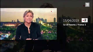 Incendie à Notre-Dame de Paris : stupeur et émotion sur les plateaux de télévision (zapping TV)