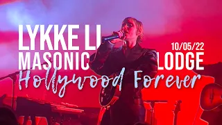 Lykke Li at the Hollywood Forever Masonic Lodge (10/05/22)