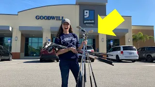 THRIFT STORE MANAGER HAD A SECRET STASH OF EXPENSIVE GOLF CLUBS IN HIS OFFICE!!