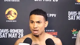 ROLLY ROMERO POST FIGHT INTERVIEW! CONCUSSION! #rollyromeroknockout #tankdavis