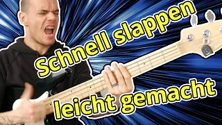 E-Bass slappen lernen - Schnelle Slapriffs leicht gemacht