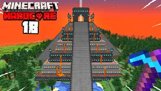 I Spent 20 Hours Building a MASSIVE Temple in Hardcore... (S7E18)