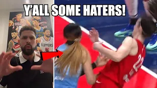 Austin Rivers DESTROYS Caitlin Clark Haters After Angel Reese Celebrates CHEAP SHOT On Caitlin!