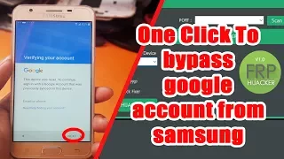 (In One Click 2017) Remove/Delete/Bypass All Samsung Google Account Lock (FRP) By  FRP Hijacker Tool