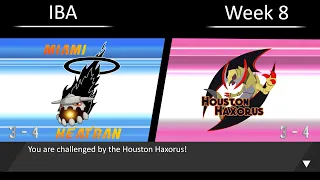 Miami Heatran (3 - 4) vs. Houston Haxorus (3 - 4)  |  IBA Season 2