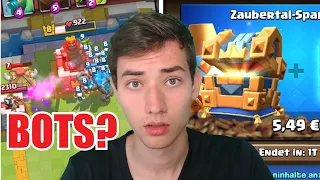 💰🤖BOTS in Ladder? Erste Königstruhe kaufen! | Ultra Pay2Win Account | Clash Royale deutsch