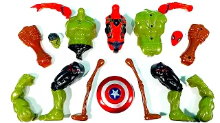 Assemble Marvel Avengers Hulk Smash, Spiderman VS Siren Head