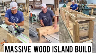 Building a massive wood island