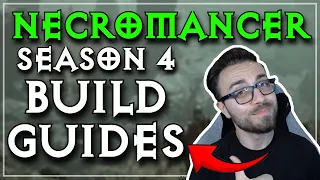 All of my Season 4 Necromancer Build Guides | Diablo 4 Planners in the Description