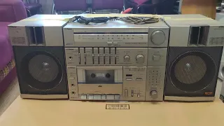 Victor PC R11 ремонт, профилактика, чистка #victor #cassette #radio #boombox #player #магнитола