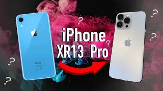 Китайский Iphone XR в корпусе 13 Pro / Распаковка