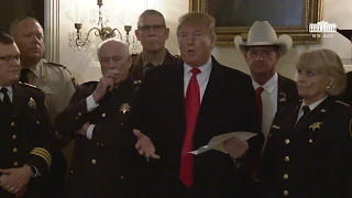 President Trump Meets with Sheriffs from Across the Country