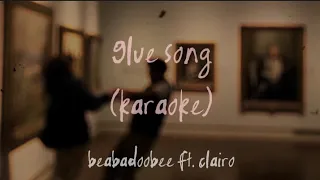 Glue Song (karaoke) - beabadoobee ft. Clairo ☄️