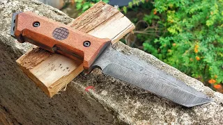 Knife Making - Making a Survival Knife from a Subscriber MM