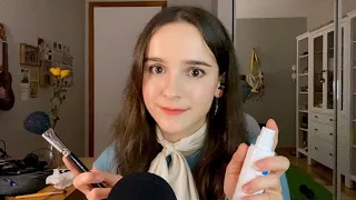 [ASMR] Doing Your Makeup for Sleep (Whispering in Spanish, Layered Sounds)