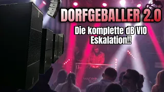 DORFGEBALLER 2.0 | 12x 18´´+ 8x Line Array | 32000W PA | Hardtechno Rave Anlagen & Licht Aufbau