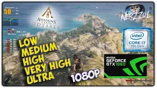 GTX 1060 6GB + i7 7700HQ + 16GB RAM | Assassin's Creed: Odyssey | all settings | 1080p