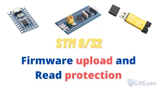 STM8/32 firmware upload and set read Protection using ST LINK
