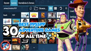 30 Game Adventure PPSSPP Terbaik Sepanjang Masa | PSP GAME EMULATOR ANDROID