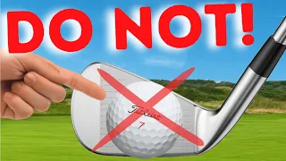 DO NOT DO THIS! And Strike Your Irons WAY BETTER!