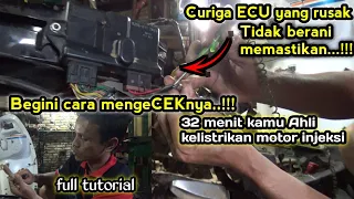 Cara menCek kerusakan ECU motor injeksi full tutorial versi Rajo otomotif khusus pemula