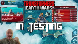 Alliance HQ in testing! Transformers Earth Wars