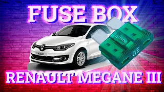 Renault Megane III (2008-2015) fuse box diagram