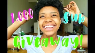 1,000 SUBSCRIBER GIVEAWAY