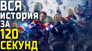 Все фильмы  киновселенной MARVEL за 120 секунд