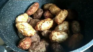 "Котлеты в казане√"Шикарный рецепт🥩''Котлеткы из говядины и курицы🍗√.