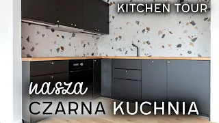 CZARNA kuchnia z IKEA 🖤  KITCHEN TOUR