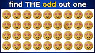 Find The Odd Emoji Out to Win this Quiz! | Odd One Out Puzzle | Find The Odd Emoji