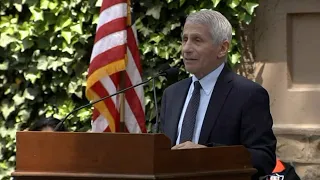 Dr. Anthony Fauci speaks at Princeton University 2022 Class Day ceremony