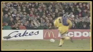 Barnsley 2-0 Sheff Utd Highlights (96/97)
