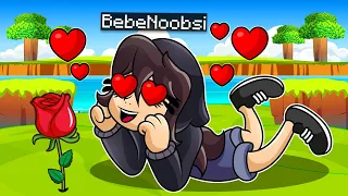 ¡BEBENOOBSI se enamoró de BEBENOOB! 🥰❤️- MINECRAFT