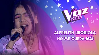 Alfrelith Urquiola | No me queda más | Conciertos en vivo | Temporada 2022 | La Voz Kids