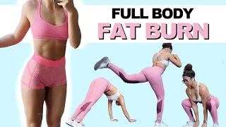 20 MIN FULL BODY HIIT FAT BURN (BURNS 500 Calories!!) | NO EQUIPMENT