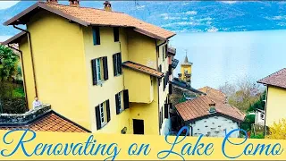 Renovating on Lake Como/garden shores & one day vacation