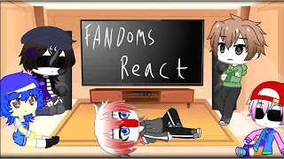 Fandoms react ep 1