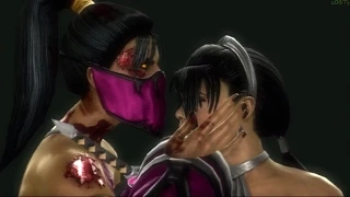 Mortal Kombat 9 - Kitana and Mileena Tag Ladder on Hard (No Rounds Lost)