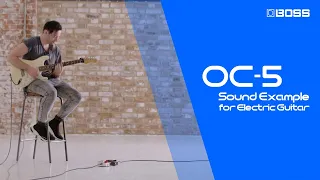 BOSS OC-5 Octave - Sound Example for Electric Guitar