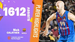 The assists' king, Nick Calathes | Player Highligths | Turkish Airlines EuroLeague