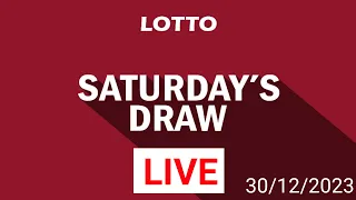 The National Lottery Lotto Draw Live Form Saturday 30 December 2023