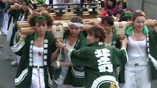 2015.7.18(土)･御劔(みつるぎ)神社･太鼓台｢北之町｣女子部(大阪府東大阪市)