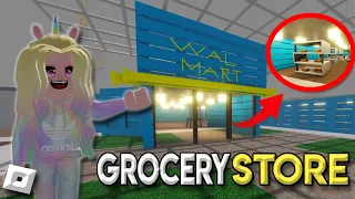 SCP 3008 | BUILDING A GROCERY STORE with Aliyah and Crush - Roblox