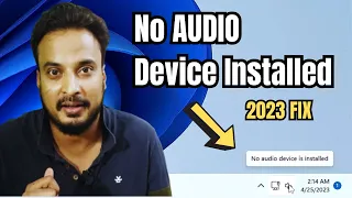 (2023 FIX) No Audio Device Installed Windows 11/10 (Hindi) | No Audio Device Found